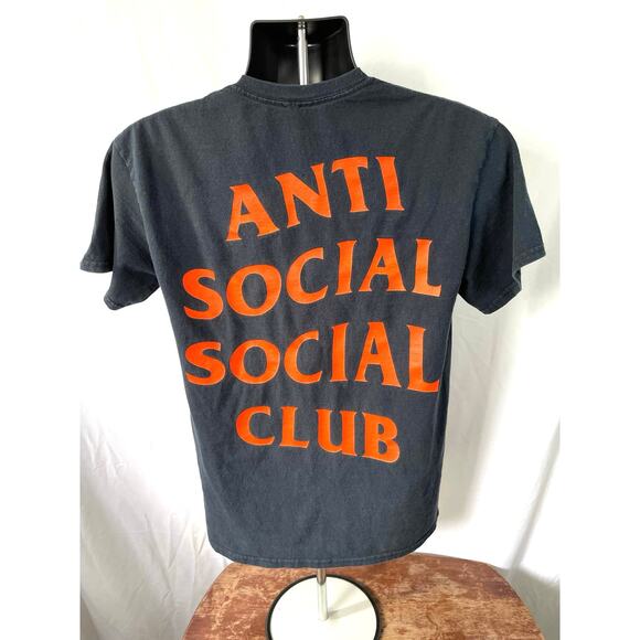 Anti Social Social Club Paranoid Black T-Shirt Medium - Picture 2 of 6